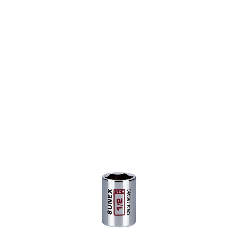 1/2 In. 1/4 In. Drive Chrome Socket 19009C
