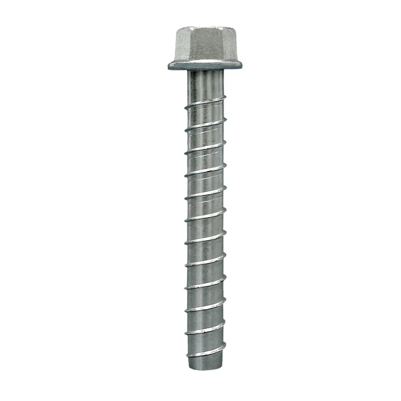 Titen HD 5/8 x 6in ZincPlated Carbon Steel Screw Anchor 10pk THDB62600H