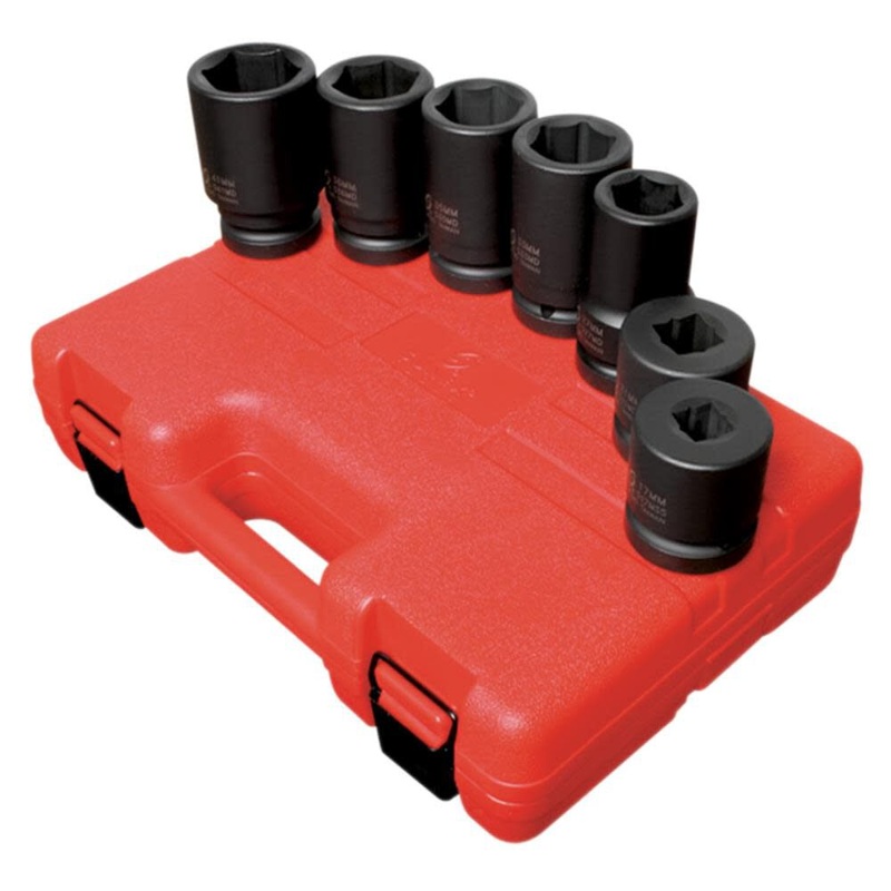 1 Inch Dr Metric Deep Impact Socket Set 5697M