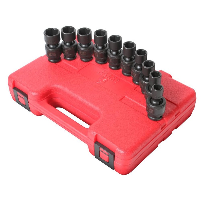 10 pc. 3/8 In. Dr. Metric Universal Impact Socket Set 3657