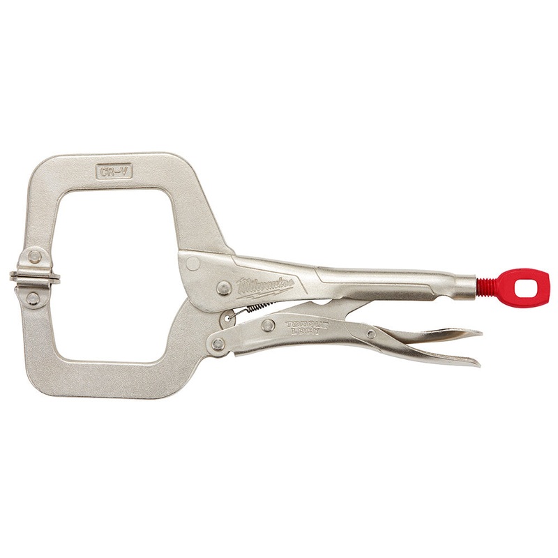 MILWAUKEE 11 TORQUE LOCK Locking C-Clamp w/ Swivel Jaws