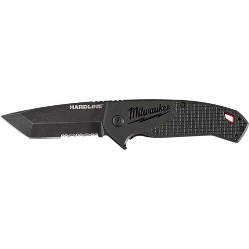 MILWAUKEE 3 HARDLINE Serrated Blade Pocket Knife