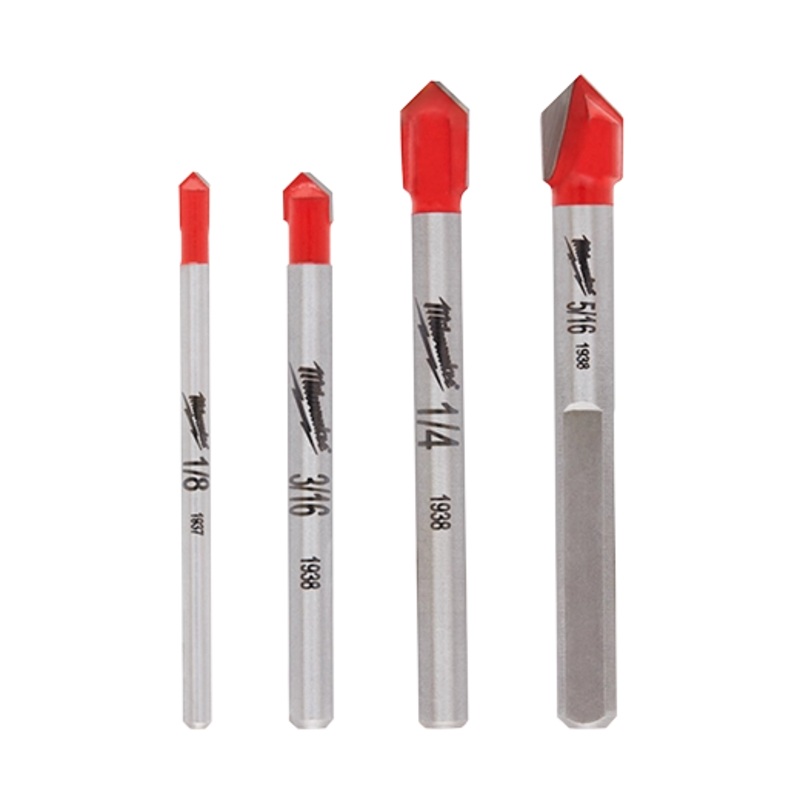 MILWAUKEE 4 PC. Glass & Tile Drill Bit Set