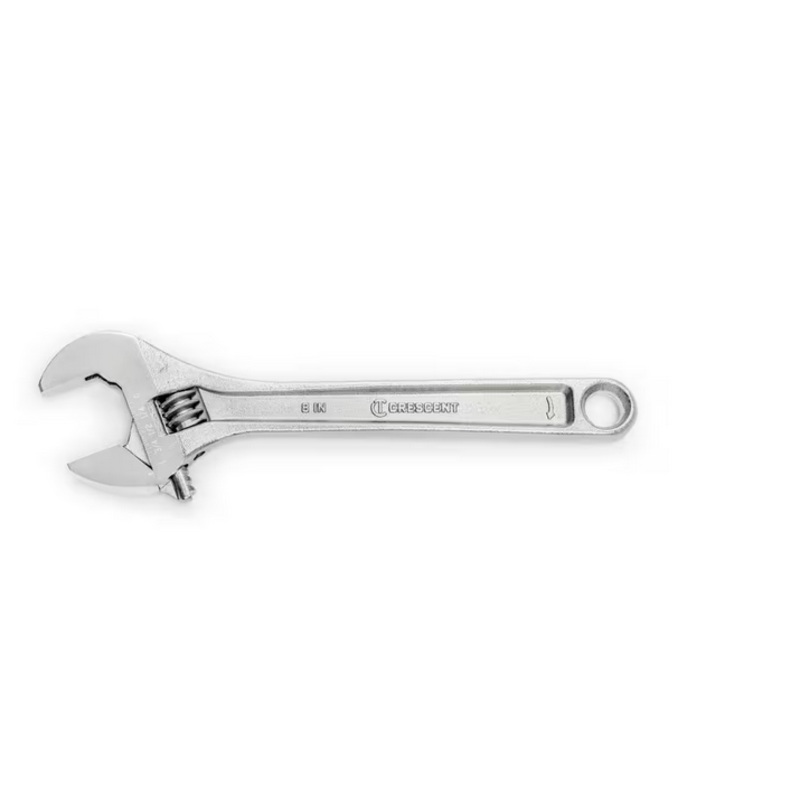 Crescent 8 Adjustable Wrench, Plated Finish