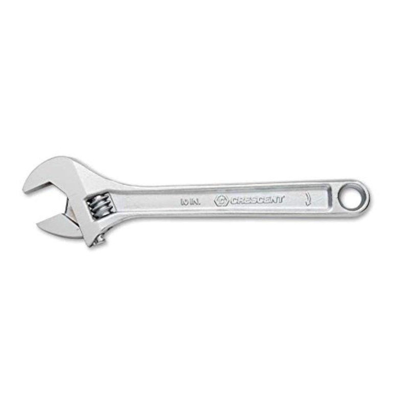 Crescent AC210VS Adjustable Wrench Plated Finish 10