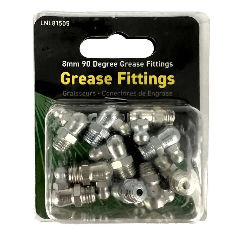 LOCKNLUBE Grease Fittings – 8mm 90 Degree Grease Fittings