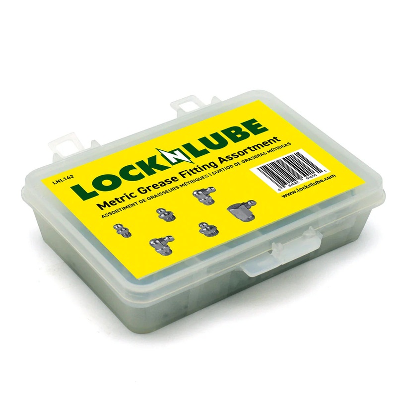 LOCKNLUBE Grease Fittings Set – Metric