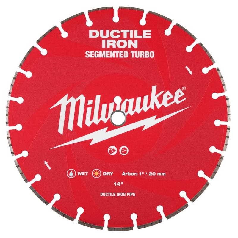 MILWAUKEE 14 Ductile Iron Segmented Diamond Blade