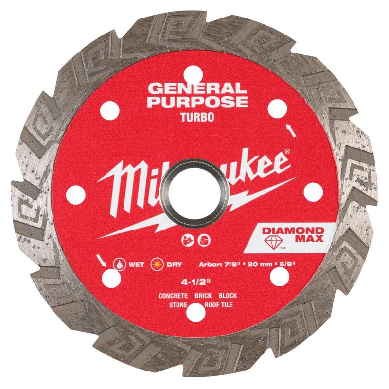 MILWAUKEE DIAMOND MAX Turbo General Purpose Blades