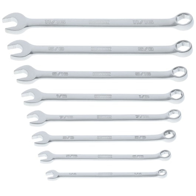 DEWALT 8 PC. TOUGHSERIES SAE Combination Wrench Set