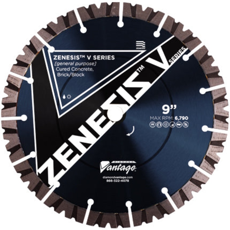 DIAMOND VANTAGE ZENESIS V-Series Small Diameter General Purpose Blades