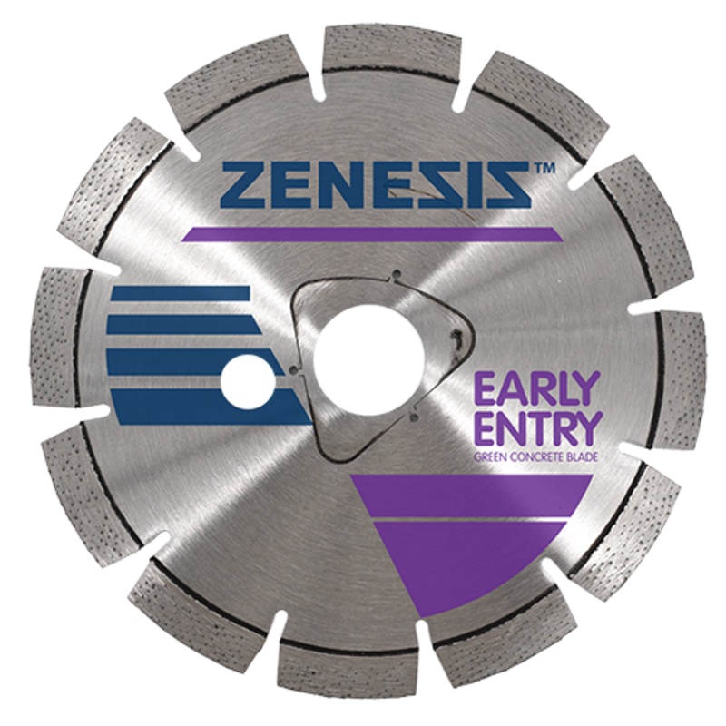 DIAMOND VANTAGE ZENESIS Z100 Purple Green Concrete Blades
