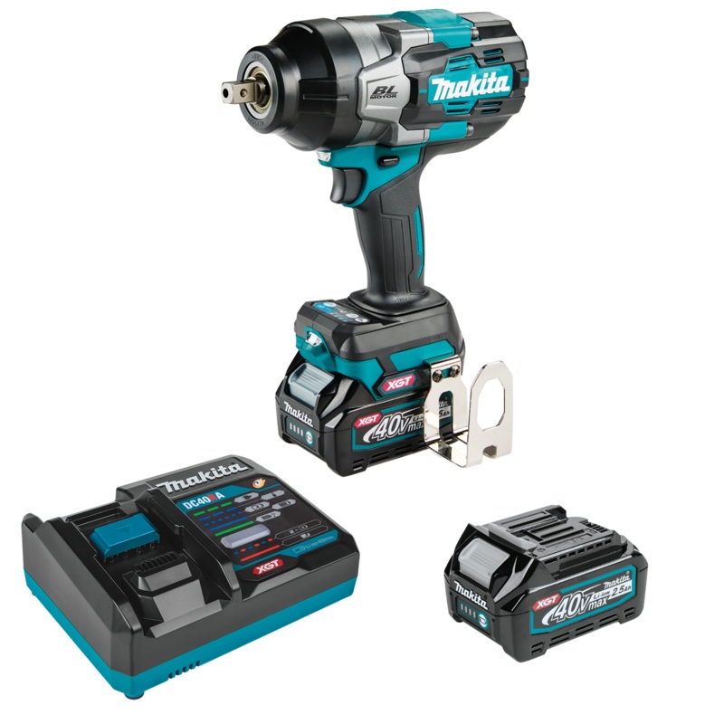 MAKITA 40V MAX XGT 4Speed HighTorque 1/2 Square Drive Impact Wrench w/ Detent Anvil Kit