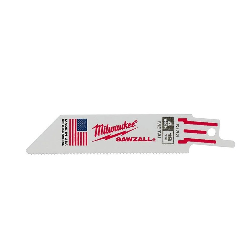MILWAUKEE 18 TPI SAWZALL Standard Metal Blades For Rigid Conduit & Unistrut