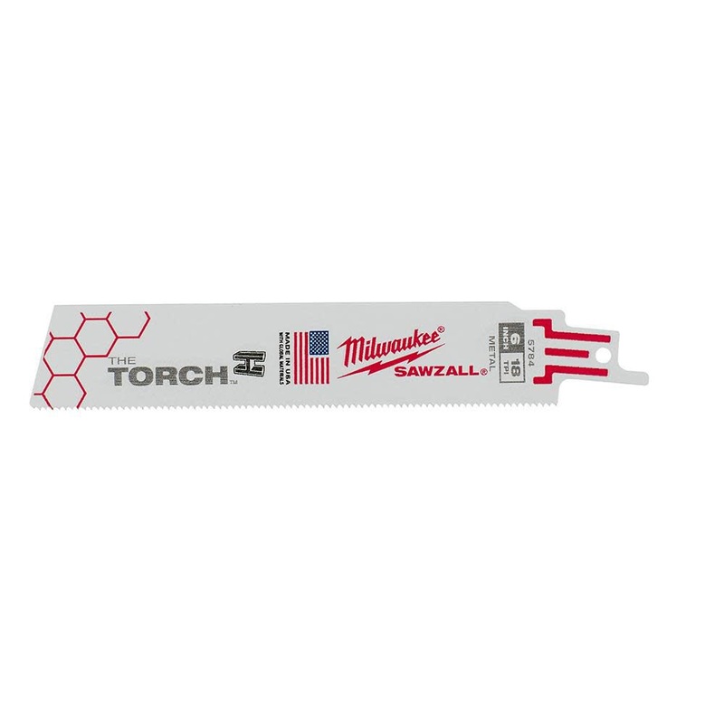 MILWAUKEE 18 TPI TORCH Metal SAWZALL Blade For Rigid Conduit & Unistrut (25 PACK)