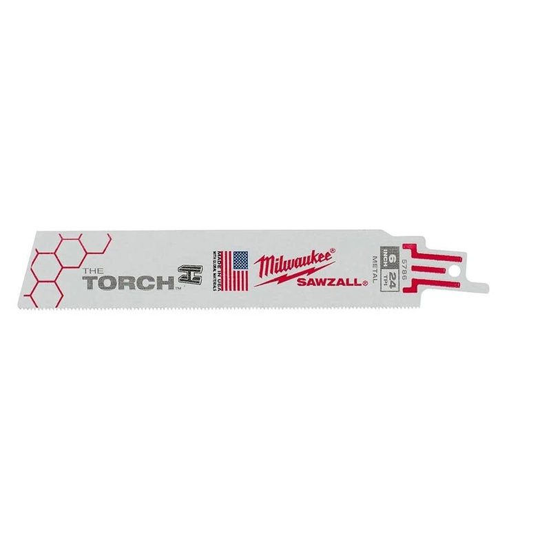 MILWAUKEE 24 TPI TORCH Metal SAWZALL Blade For EMT / Tube & Sheet Metal (5 PACK)