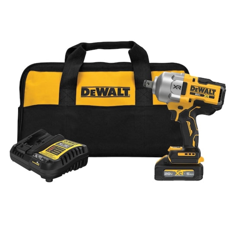 DEWALT 20V MAX* XR 3/4 High Torque Impact Wrench w/ Hog Ring Anvil Kit