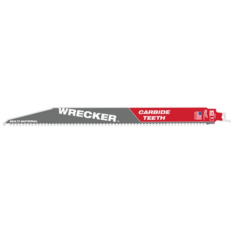 MILWAUKEE 12 6 TPI WRECKER Multi-Material SAWZALL Blade w/ Carbide Teeth