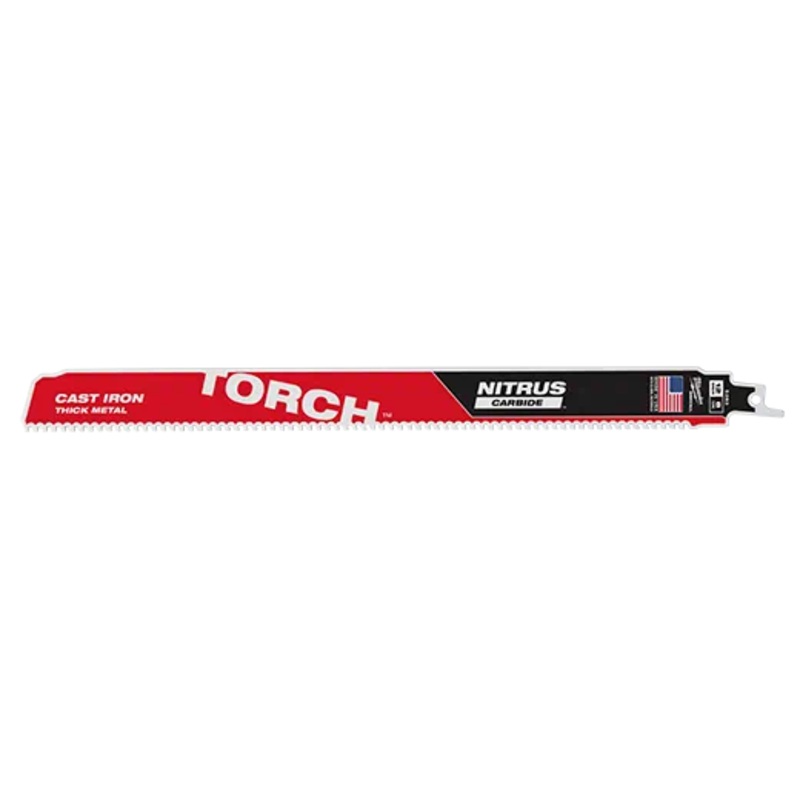 MILWAUKEE 12 8 TPI SAWZALL TORCH w/ NITRUS CARBIDE