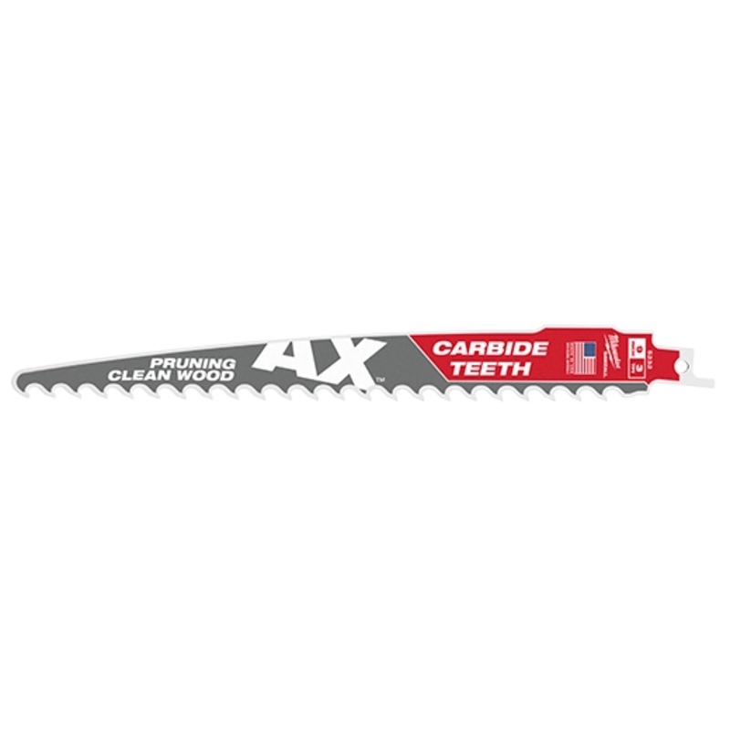 MILWAUKEE 9 3 TPI AX Pruning Clean Wood SAWZALL Blade w/ Carbide Teeth