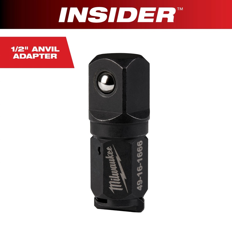 MILWAUKEE INSIDER Box Ratchet 1/2 Anvil Adapter