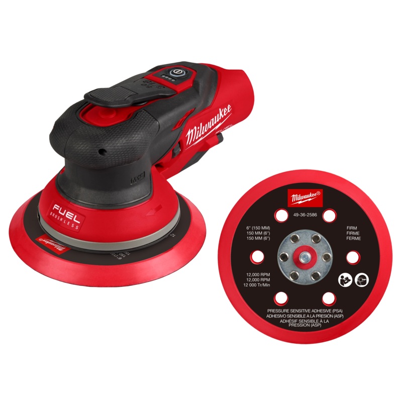 MILWAUKEE M12 FUEL 6 (3/16) Random Orbital Sander (Tool Only)