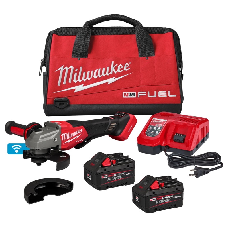 MILWAUKEE M18 FUEL 4-1/2-6 Variable Speed Braking Grinder, Paddle Switch Kit