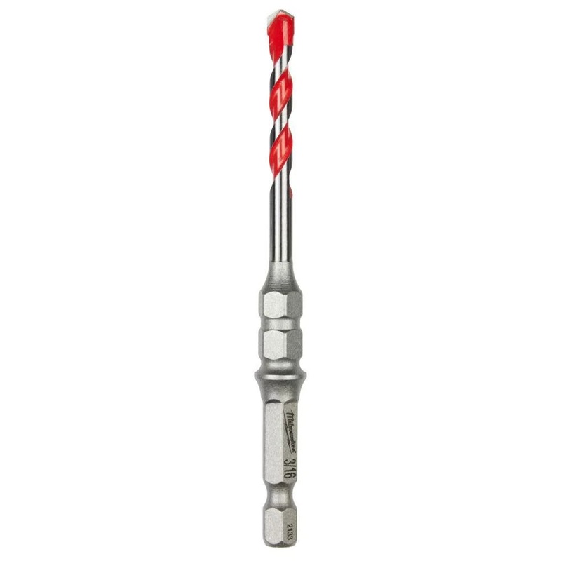 MILWAUKEE SHOCKWAVE IMPACT DUTY Carbide Hammer Drill Bits w/ Hex Collar