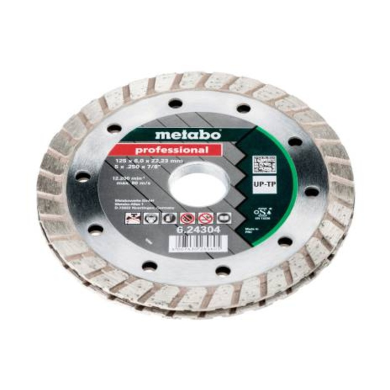 METABO Diamond Milling Disc, 5 X 7/8, Professional, UP-TP