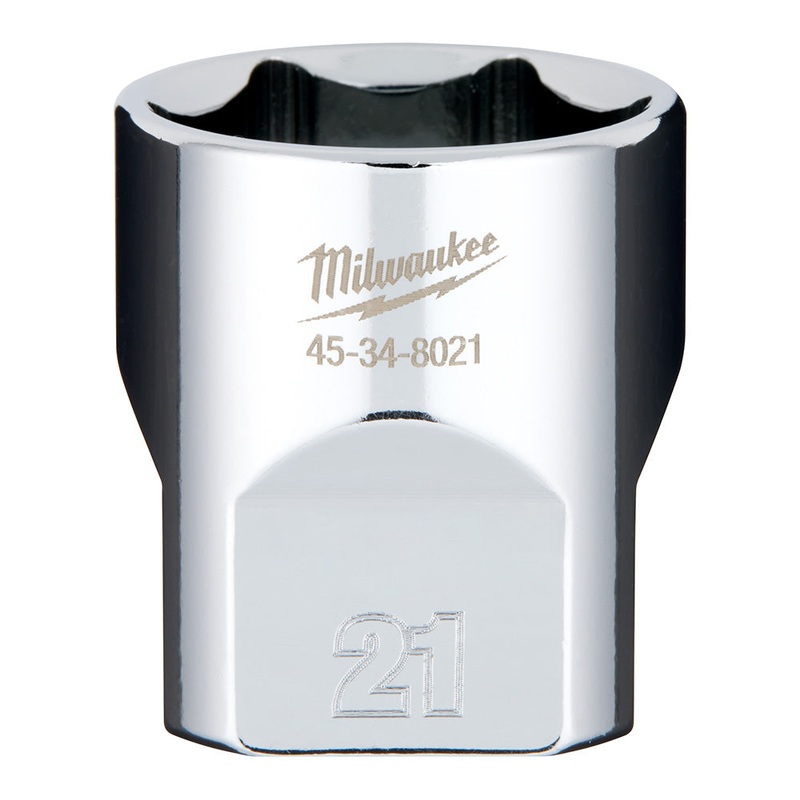 MILWAUKEE 3/8 DRIVE 21MM SOCKET