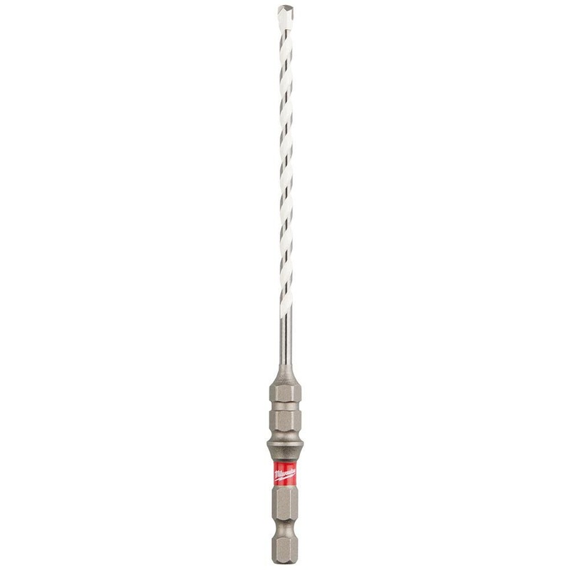 MILWAUKEE 5/32 X 6 SHOCKWAVE IMPACT DUTY Carbide Multi-Material Drill Bit For Concrete Screws