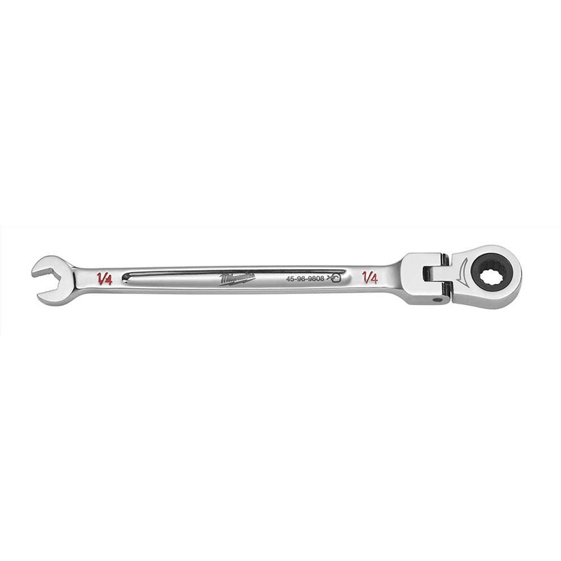 MILWAUKEE Flex Head Ratcheting Combination Wrench – SAE