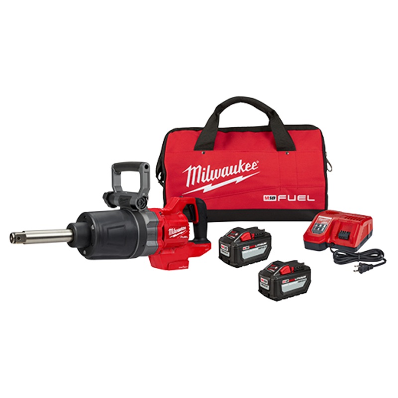 MILWAUKEE M18 FUEL 1 D-Handle Ext. Anvil High Torque Impact Wrench w/ ONE-KEY Kit