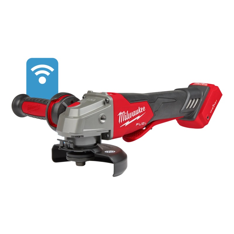 MILWAUKEE M18 FUEL 4-1/2 / 5 Braking Grinder w/ ONE-KEY & Paddle No Lock Switch (Tool Only)
