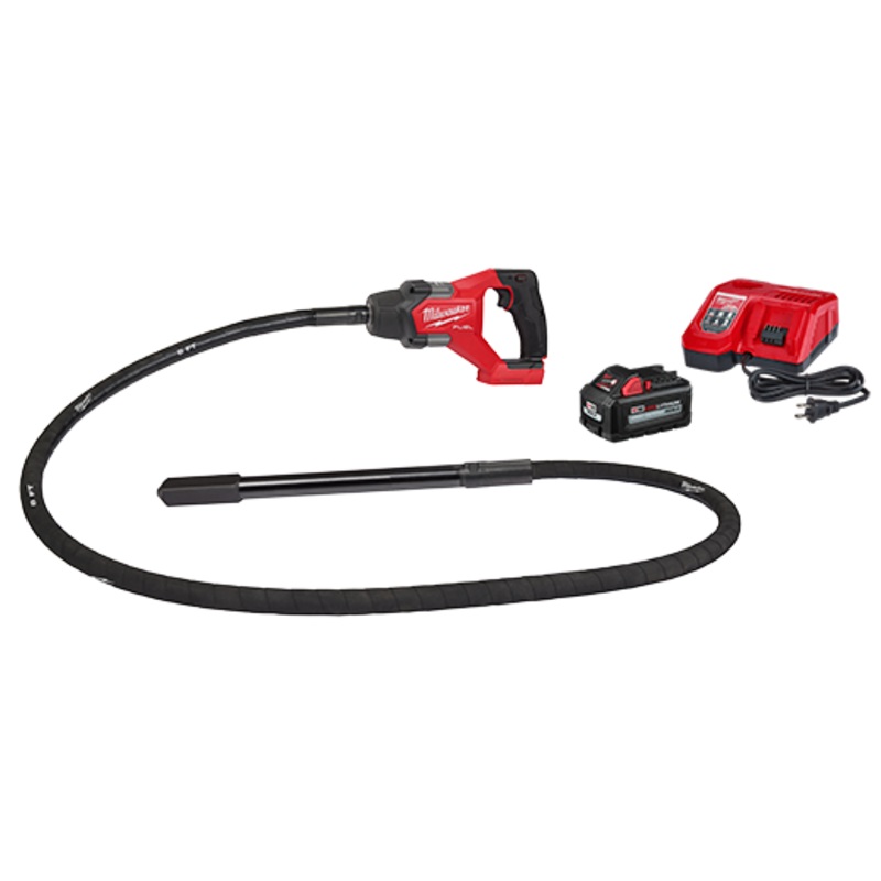 MILWAUKEE M18 FUEL 8′ Concrete Pencil Vibrator Kit