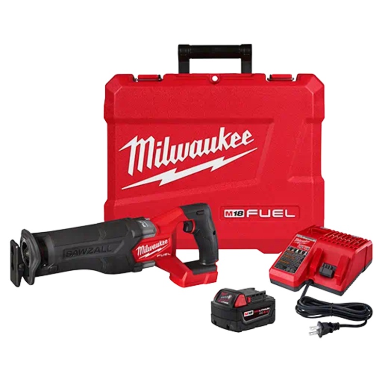 MILWAUKEE M18 FUEL SAWZALL Reciprocating Saw 1 Battery Kit