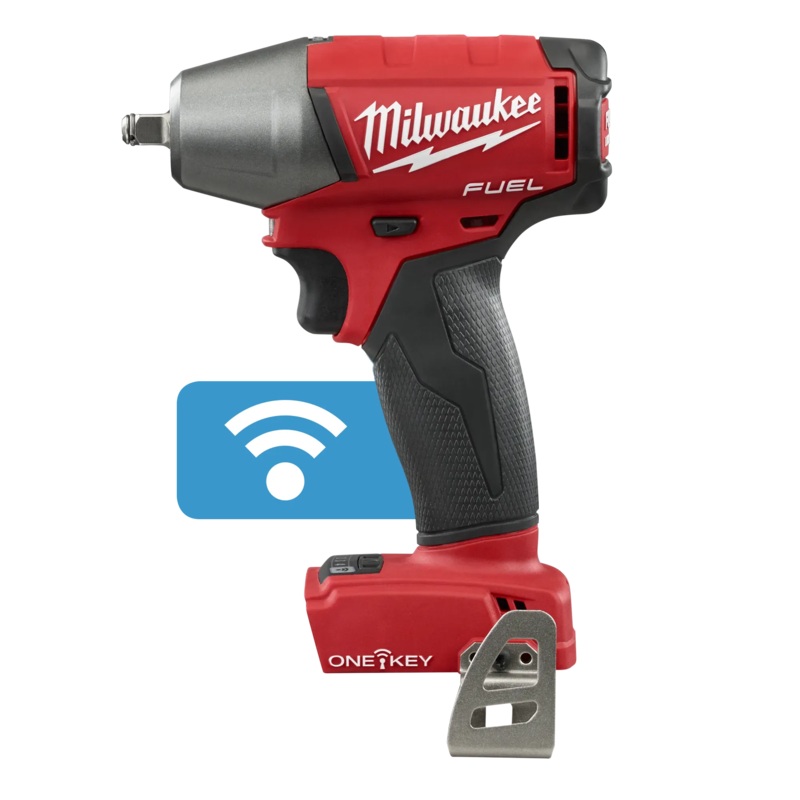 MILWAUKEE M18 FUEL w/ ONE-KEY 3/8 Compact Impact Wrench w/ Friction Ring (Tool Only)