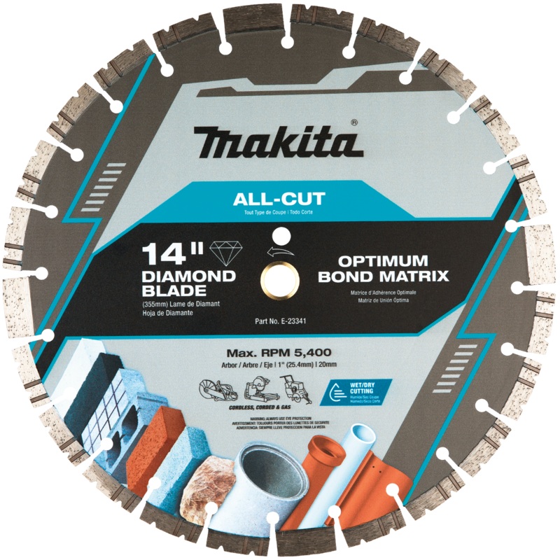 MAKITA 14 AllCut Diamond Blade, Segmented, General Purpose