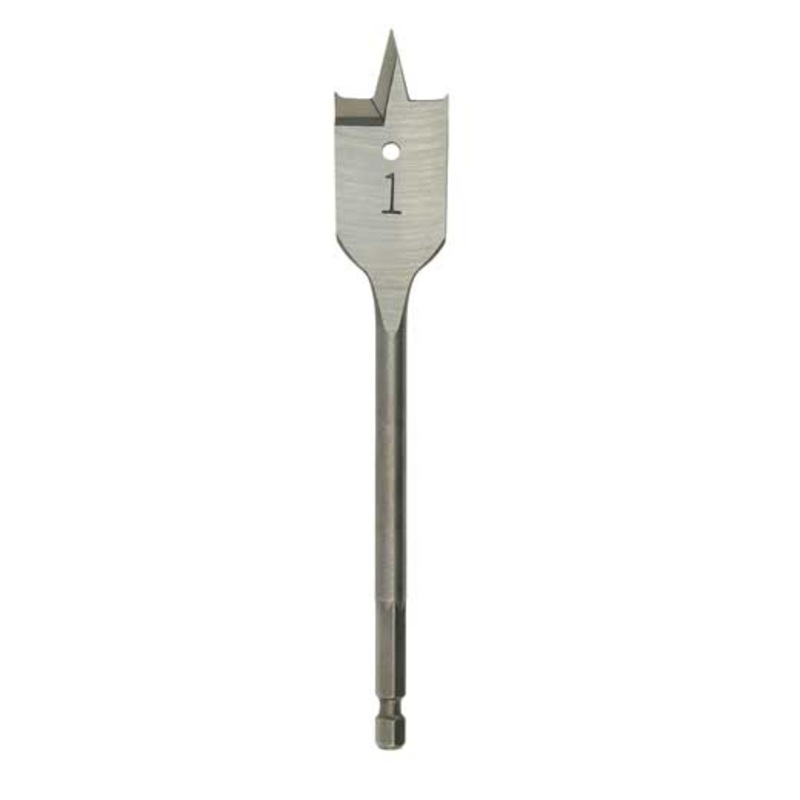 MILWAUKEE 6 Flat Boring Bits|5/16″|3/8″|7/16″|1/2″|5/8″|3/4″|7/8″|9/16″|11/16″|13/16″|15/16″|1″|1-1/8″|1-1/4″|1-3/8″|1-1/2″