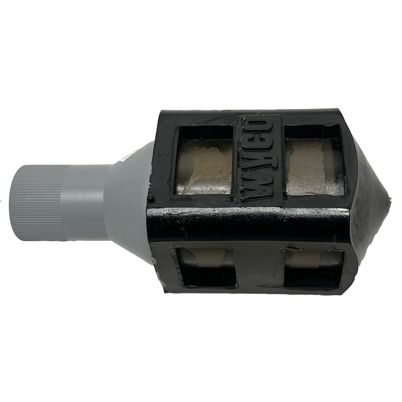 WYCO 2-1/2 Polyurethane Coated Round Vibrator Head
