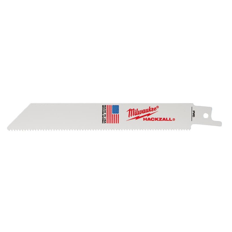 MILWAUKEE 6 HACKZALL Blade For PVC/Plastic (5 PACK)