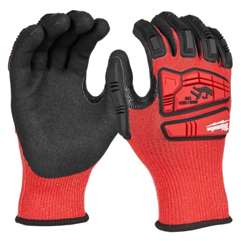 MILWAUKEE Impact Cut Level 3 Nitrile Dipped Gloves