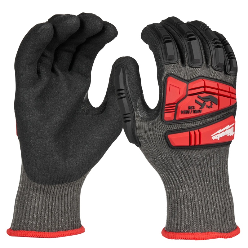 MILWAUKEE Impact Cut Level 5 Nitrile Dipped Gloves
