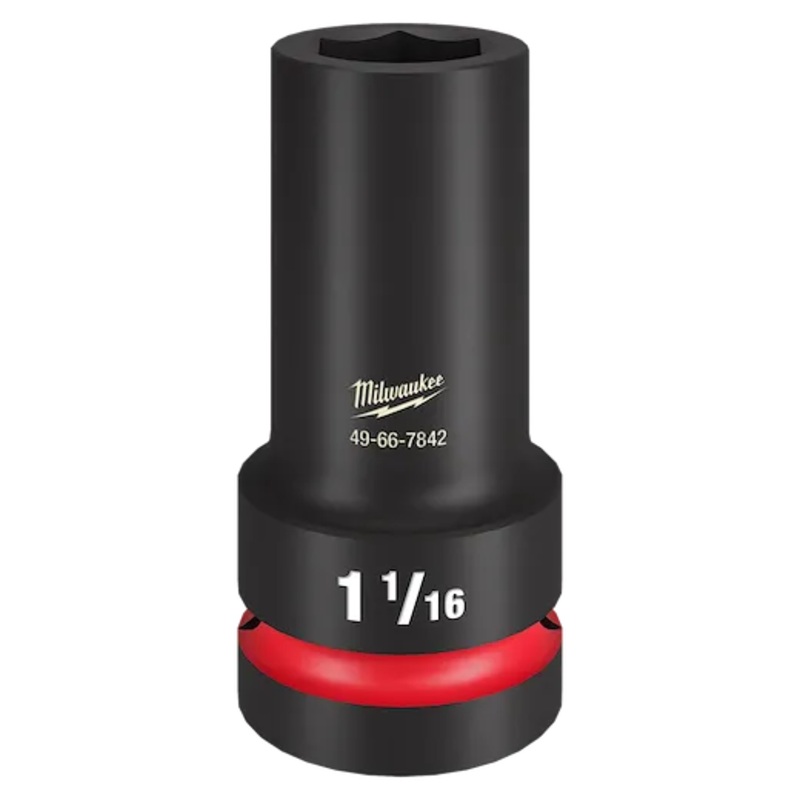 MILWAUKEE SHOCKWAVE IMPACT DUTY 1 Drive 1-1/16 Deep 6 Point Socket