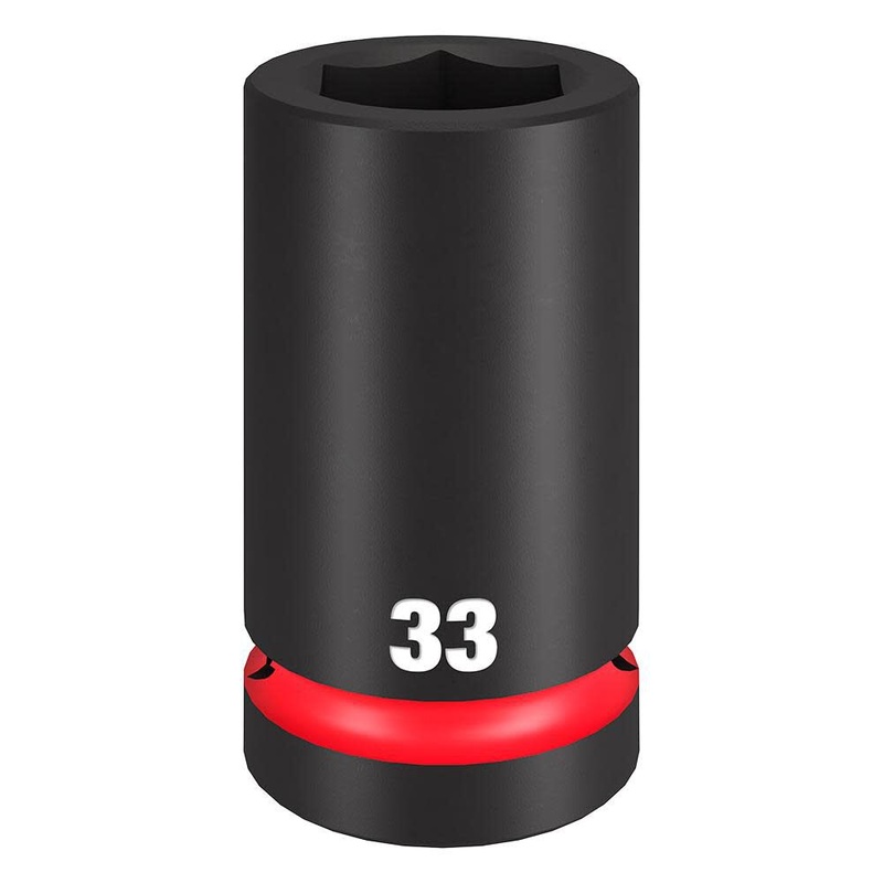 MILWAUKEE SHOCKWAVE IMPACT DUTY 1 Drive 33mm Deep 6 Point Socket