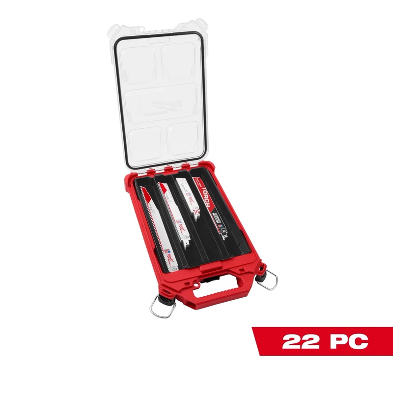 MILWAUKEE 22 PC. SAWZALL Blade PACKOUT Kit
