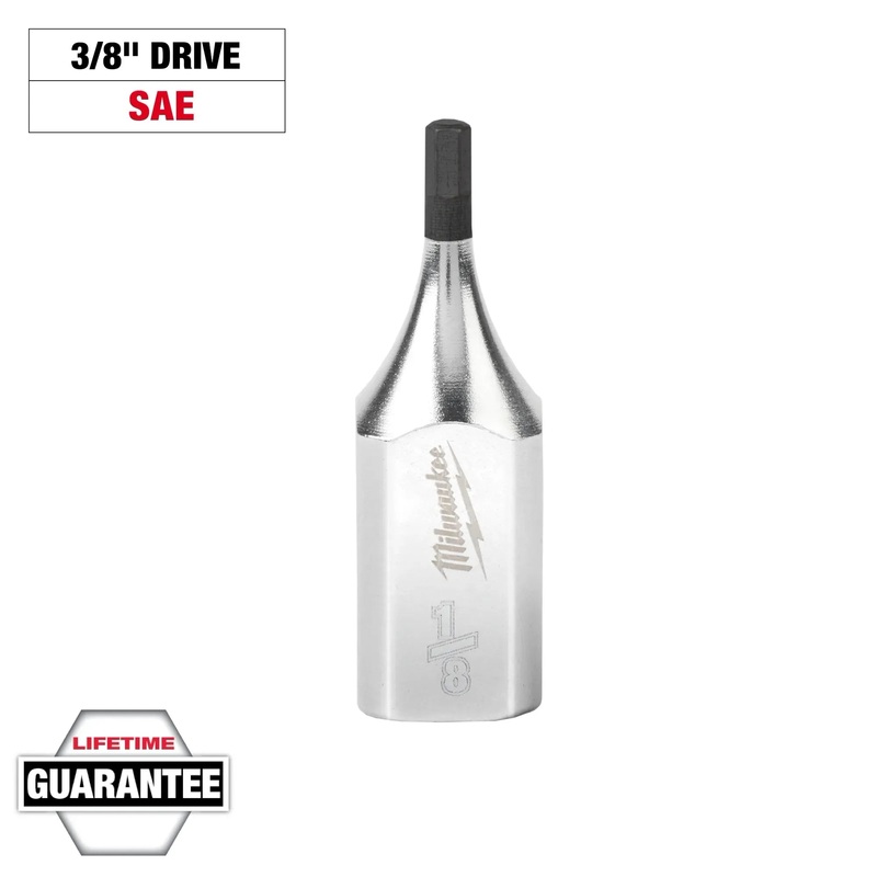 MILWAUKEE 3/8 Drive Hex Bit Sockets – SAE