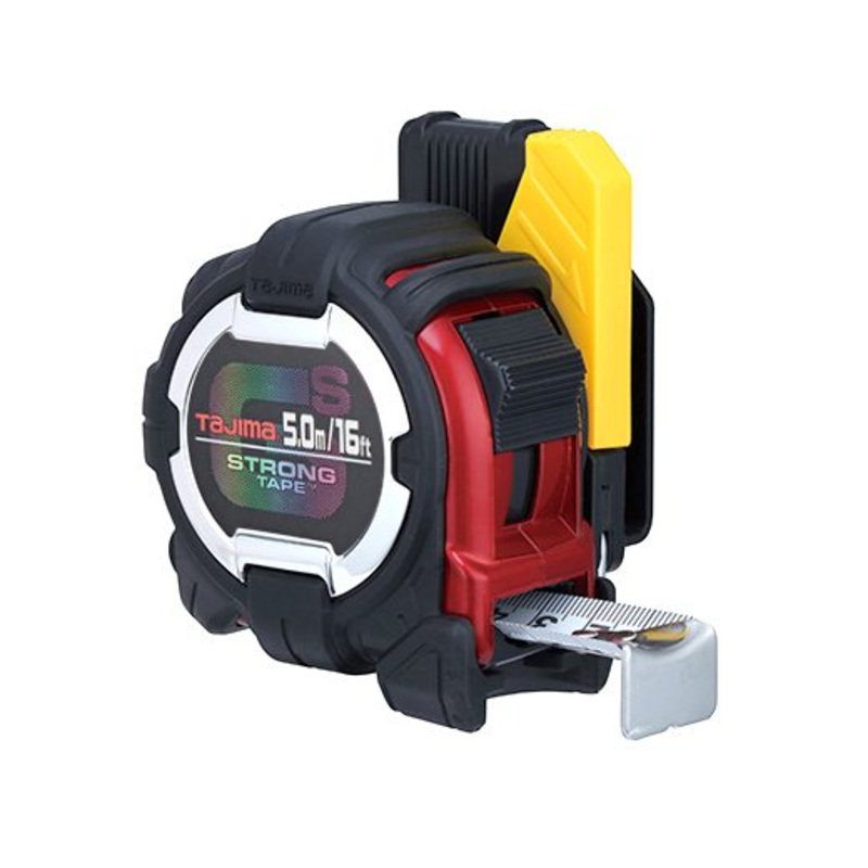 TAJIMA 16′ / 5.0m GS-LOCK Measuring Tape w/ Safety Belt Holder