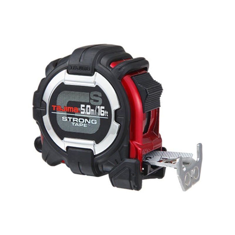 TAJIMA 16′ / 5m GS-LOCK Horned Magnetic Hook Compatible Clip Measuring Tape