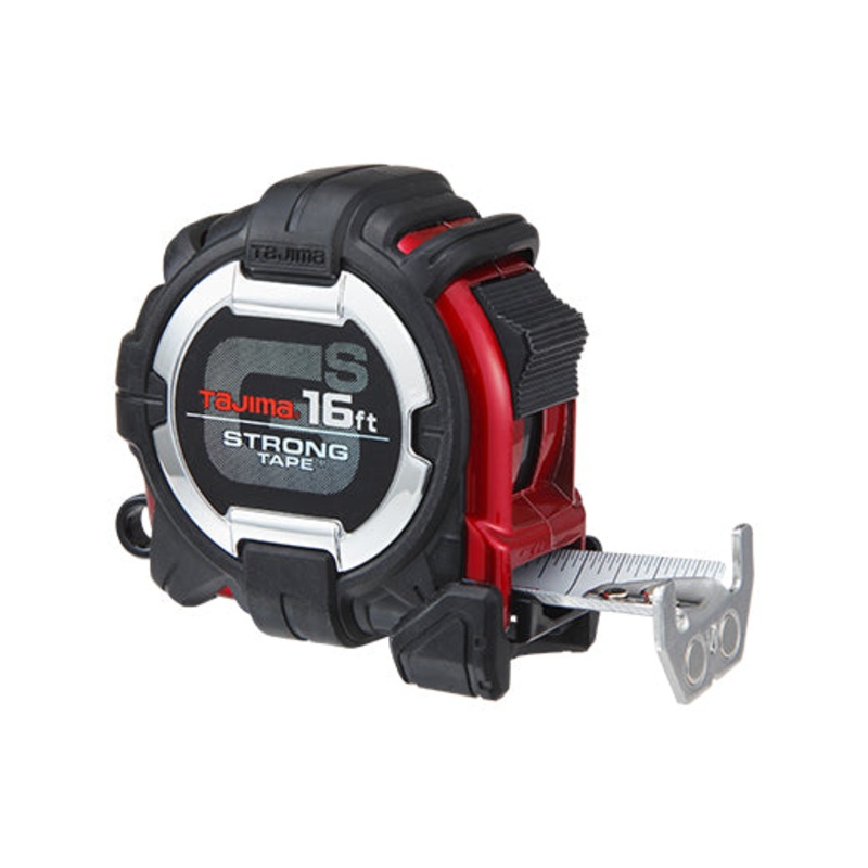 TAJIMA 16′ GS-LOCK Horned Magnetic Hook Compatible Clip Measuring Tape